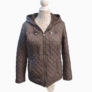 METAPHOR M Hooded Zippered Puff Jacket